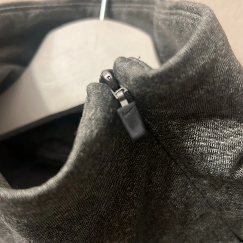 Nike Gray Athletic Turtleneck Sweater